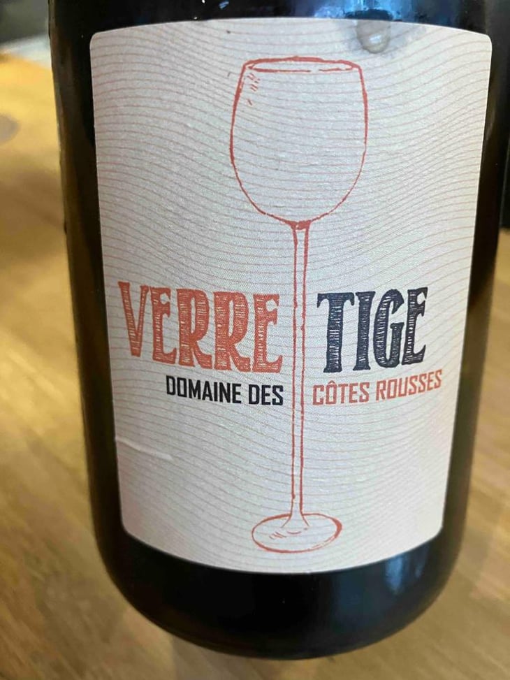 Verre Tige - Domaine des Côtes Rousses - Marielle & Nicolas Ferrand 