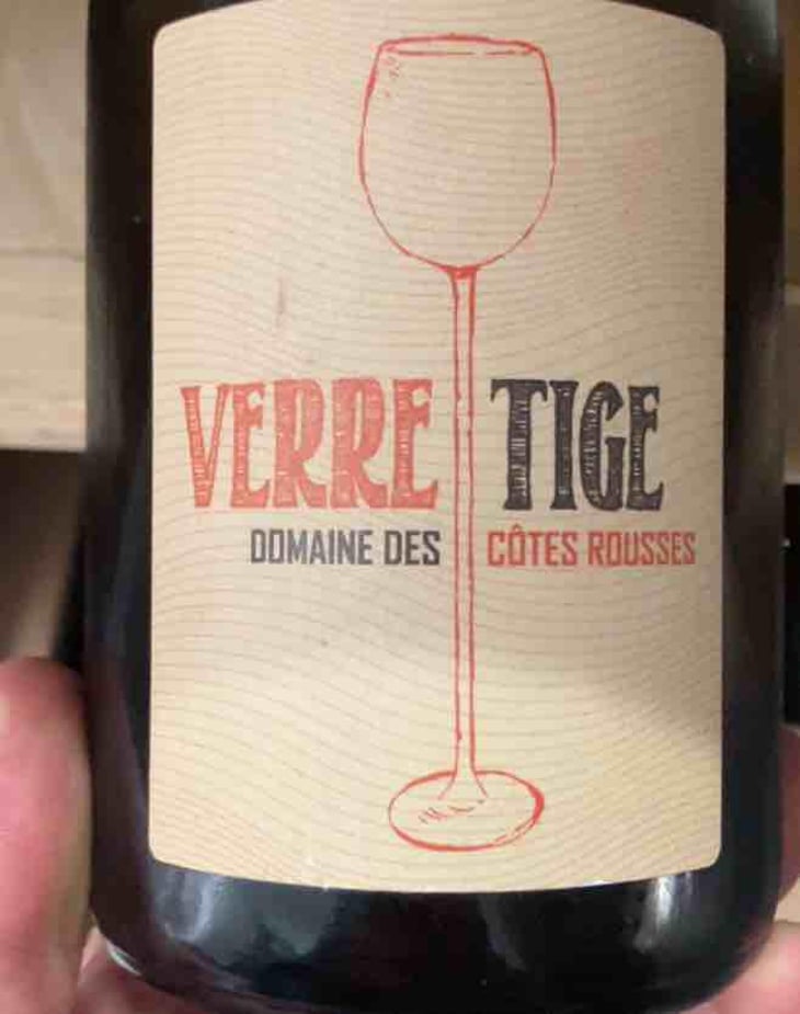 Verre Tige - Domaine des Côtes Rousses - Marielle & Nicolas Ferrand 