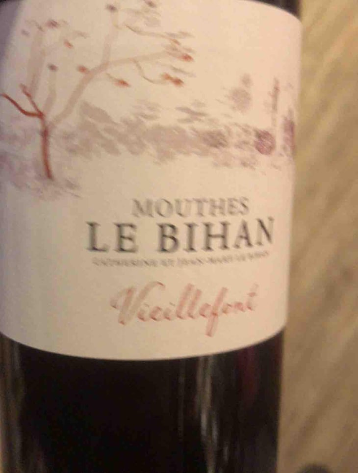Vieillefont (blanc) - Mouthes Le Bihan - Catherine & Jean-Mary Le Bihan -2014