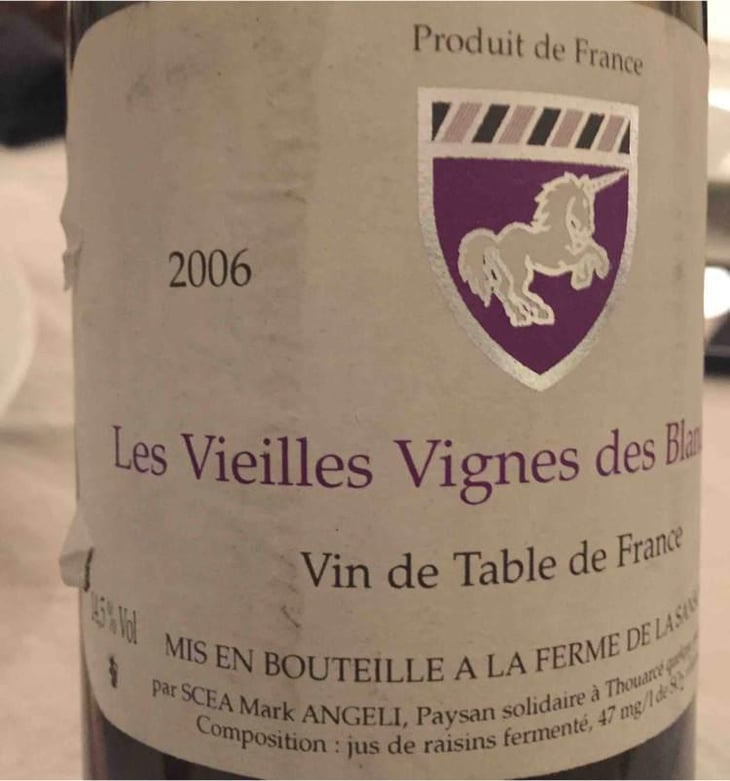 Vieilles Vignes de Blanderies - La Ferme de la Sansonnière - Mark & Martial Angeli et Bruno Ciofi 