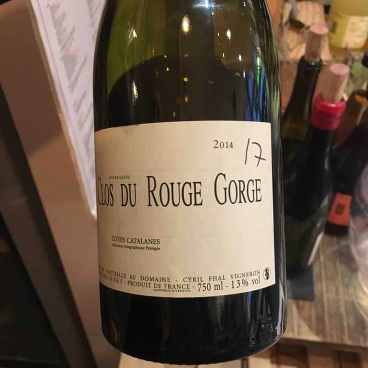 Vieilles Vignes - Clos du Rouge Gorge - Cyril Fhal 