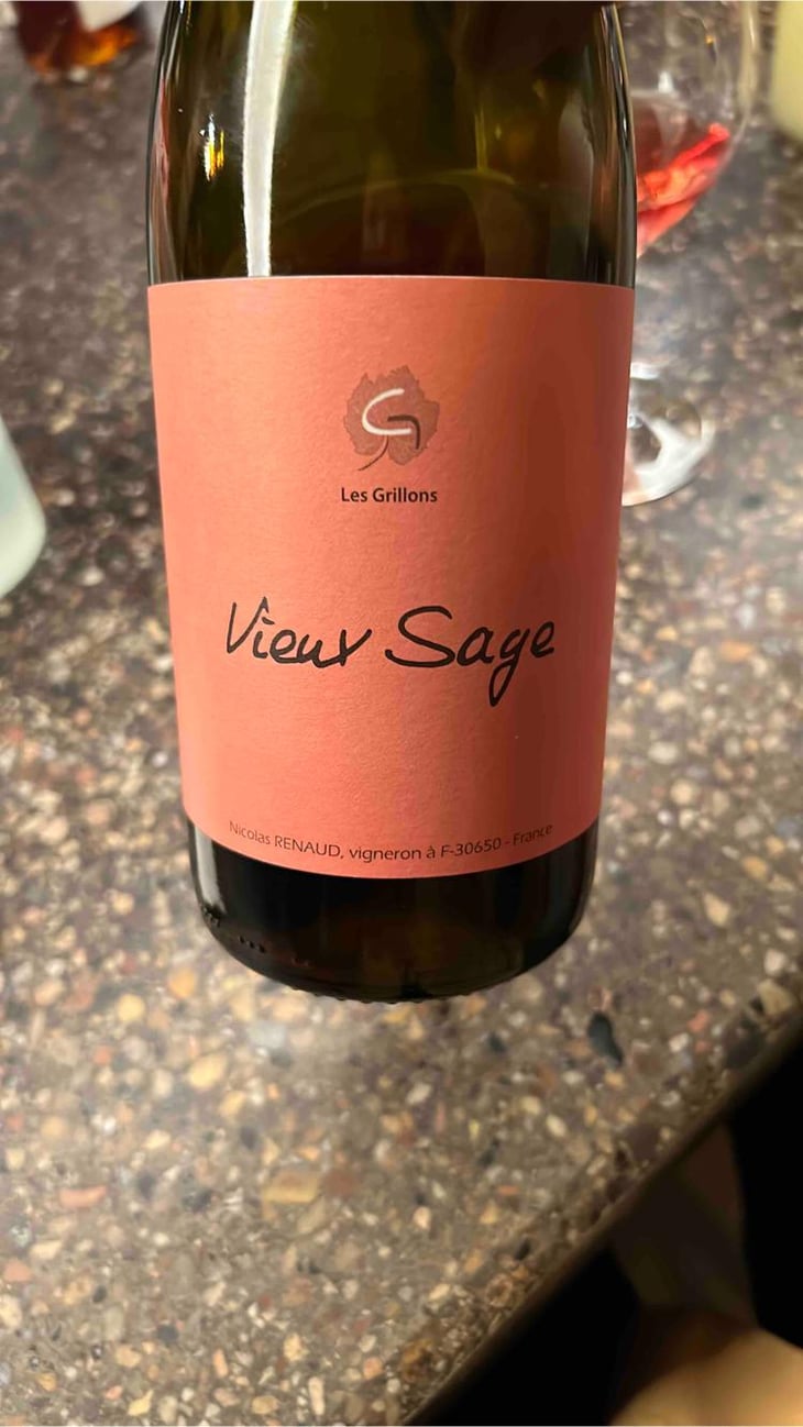 Vieux Sage - Clos des Grillons - Nicolas Renaud -2022