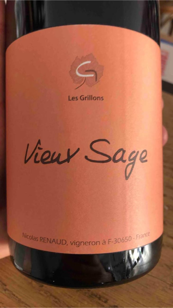 Vieux Sage - Clos des Grillons - Nicolas Renaud 