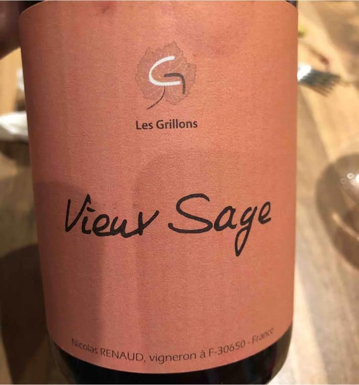 Vieux Sage - Clos des Grillons - Nicolas Renaud 
