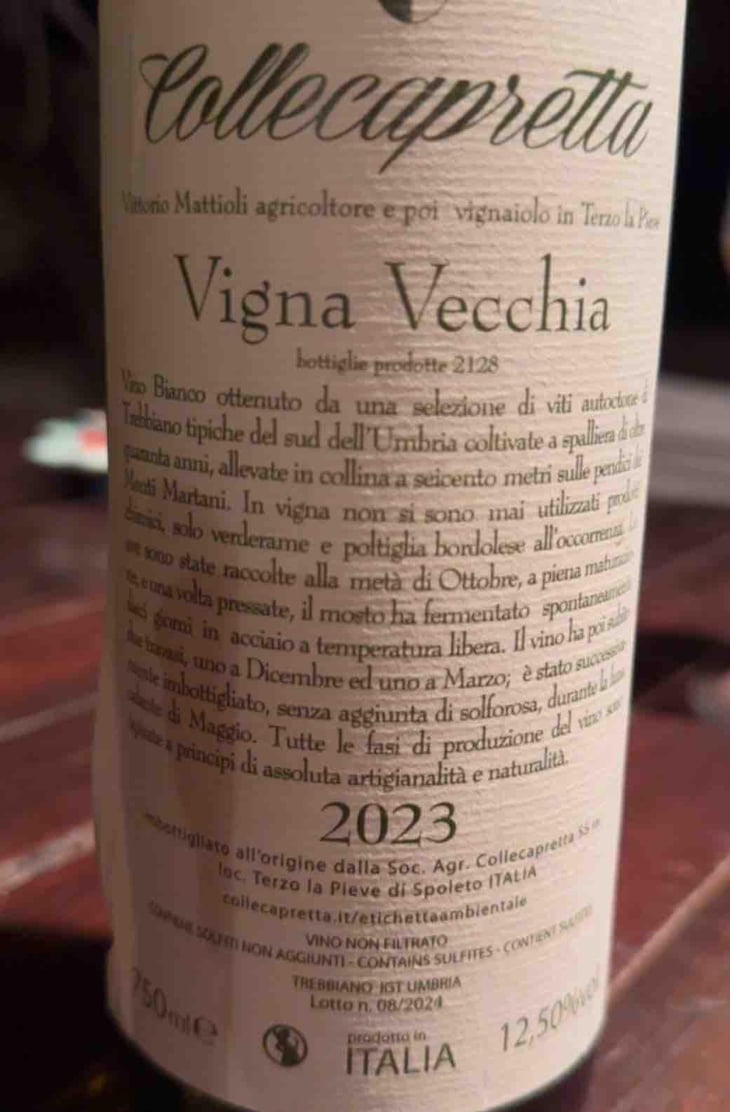 Vigna Vecchia - Collecapretta - Anna & Vittorio Mattioli 