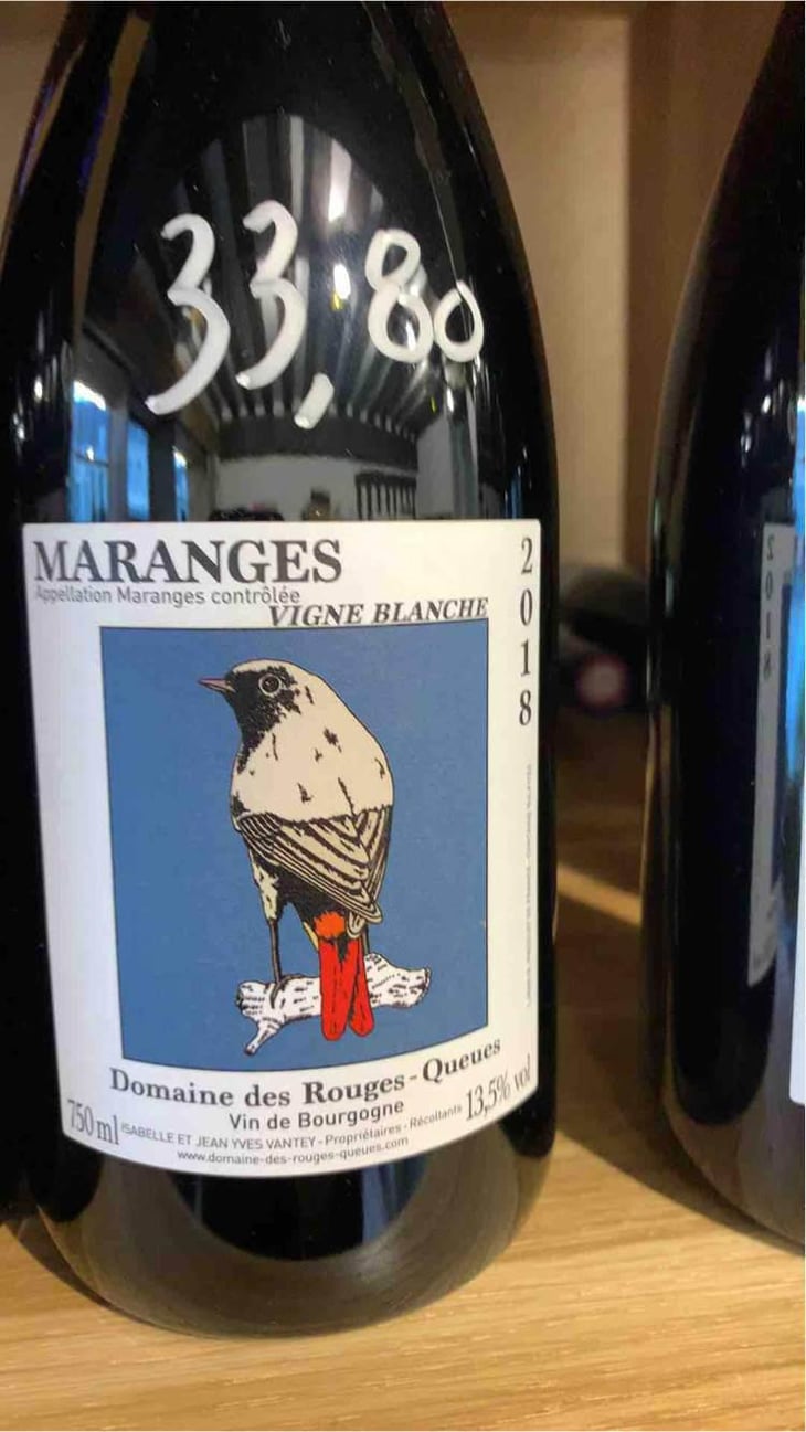 Maranges Vigne Blanche 2015 - Domaine des Rouges-Queues - Isabelle & Jean-Yves Vantey 