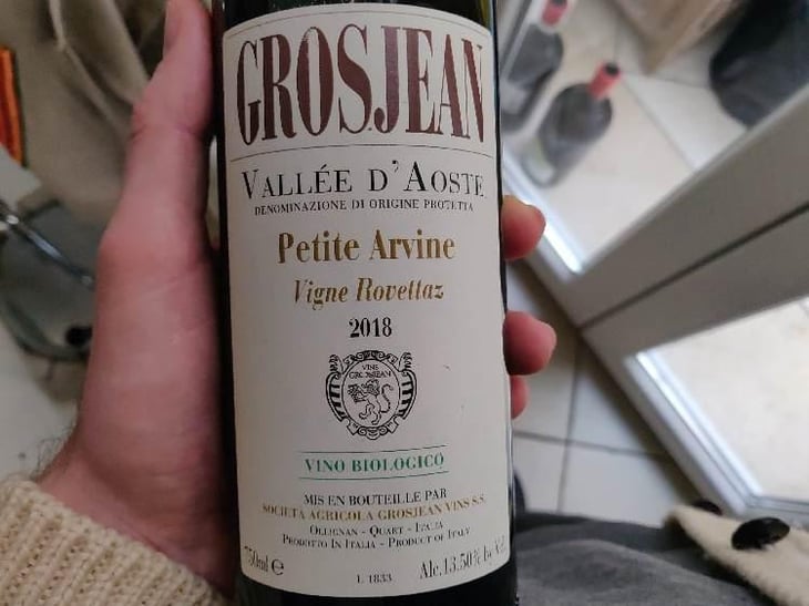 Petite Arvine - Vigne Rovettaz - Grosjean - Famiglia Grosjean -2020