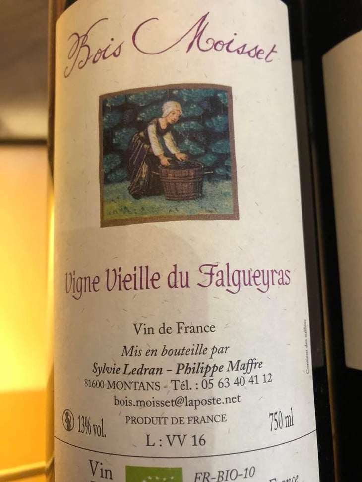 Vigne Vieille Du Falgueyras - Domaine Ferme Bois Moisset - Sylvie & Philippe Maffre 