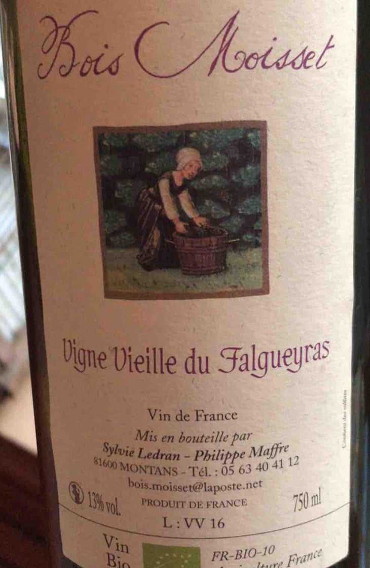Vigne Vieille Du Falgueyras - Domaine Ferme Bois Moisset - Sylvie & Philippe Maffre 