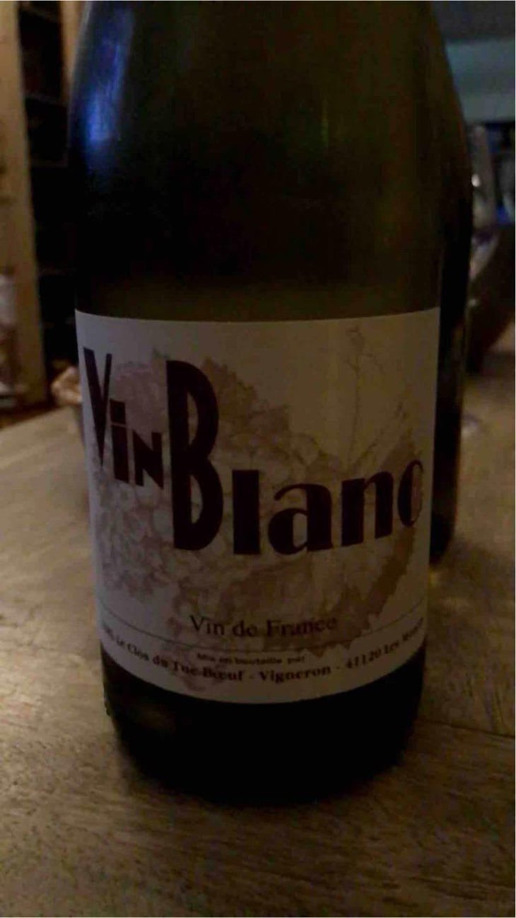 Vin Blanc - Clos du Tue-Bœuf - Zoé, Louise & Thierry Puzelat 
