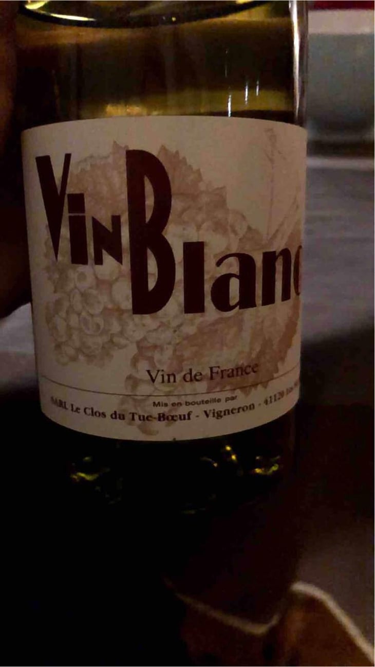 Vin Blanc - Clos du Tue-Bœuf - Zoé, Louise & Thierry Puzelat 
