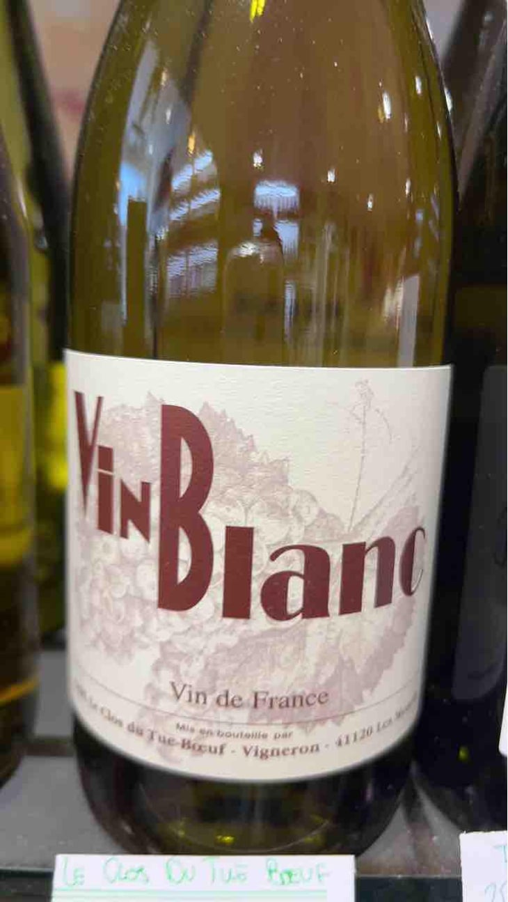 Vin Blanc - Clos du Tue-Bœuf - Zoé, Louise & Thierry Puzelat 