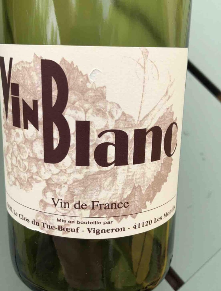 Vin Blanc - Clos du Tue-Bœuf - Zoé, Louise & Thierry Puzelat 