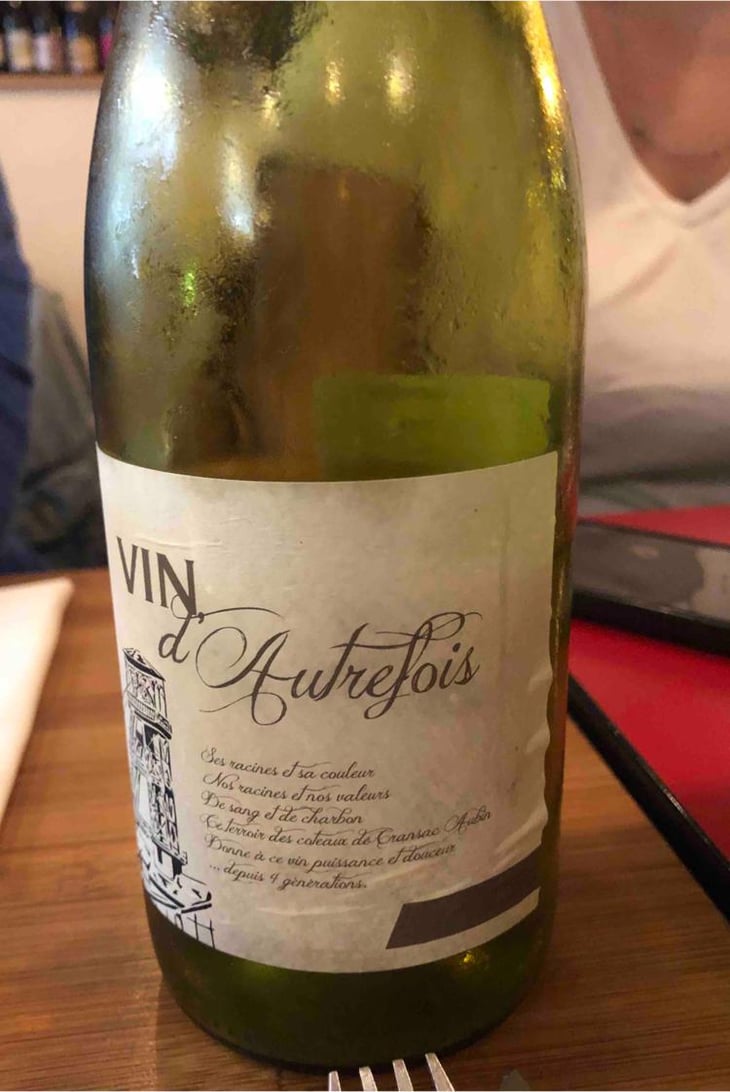 Vin D'Autrefois Blanc - Mine de Vin - Olivier Basset 