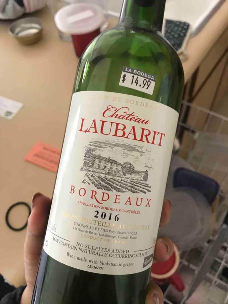 Vin de Bordeaux - Bordeaux - Chateau laubarit 