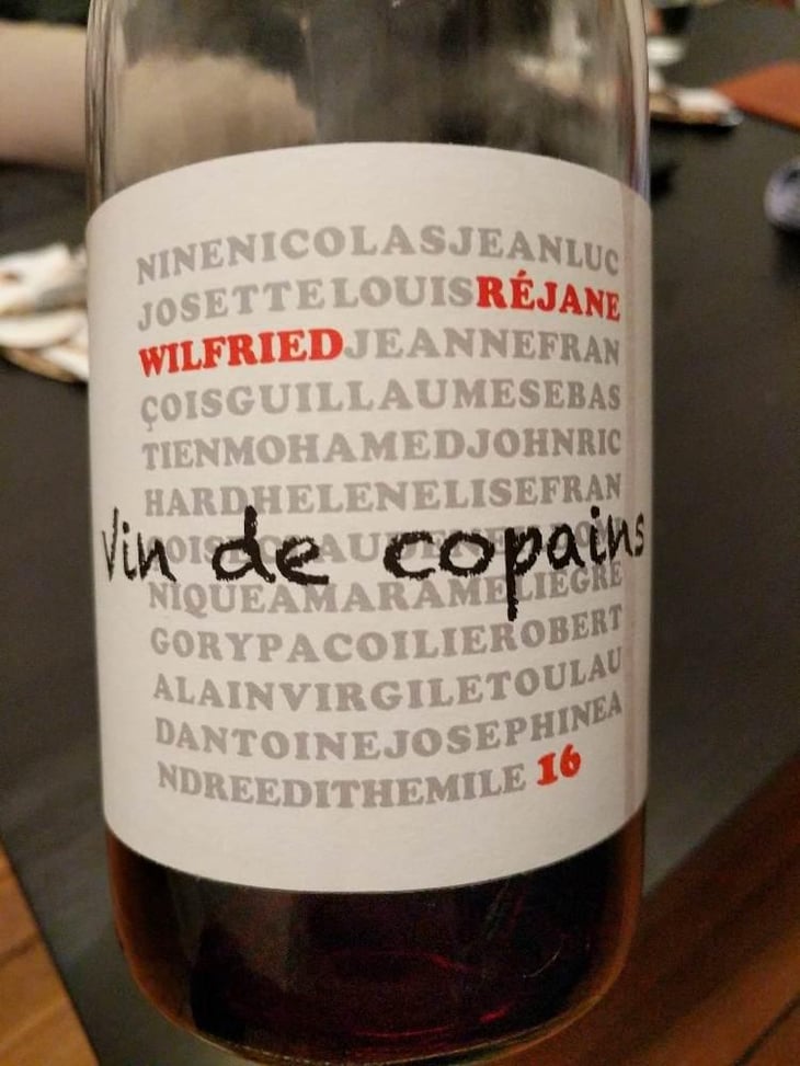 Vin de copains - Domaine Wilfried - Réjane et Wilfried Pouzoulas -2019