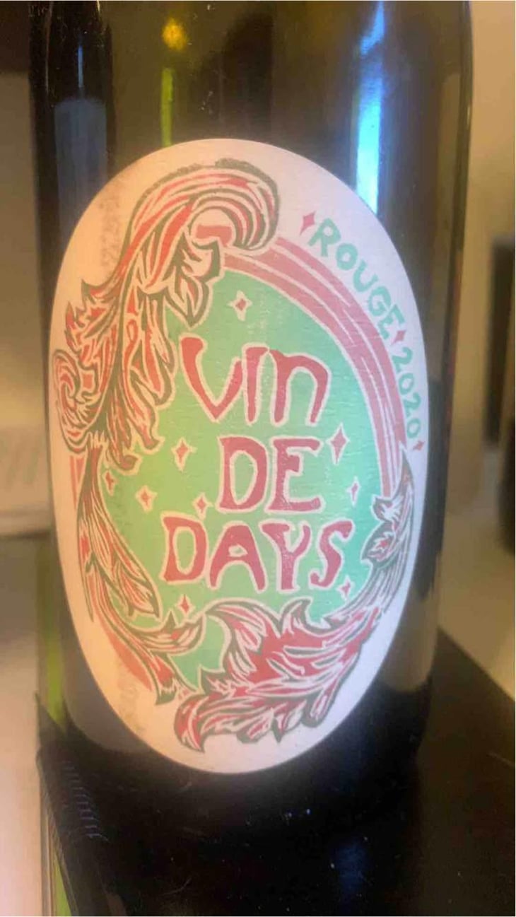 Vin de Days Rouge - Day Wines - Brianne Day 