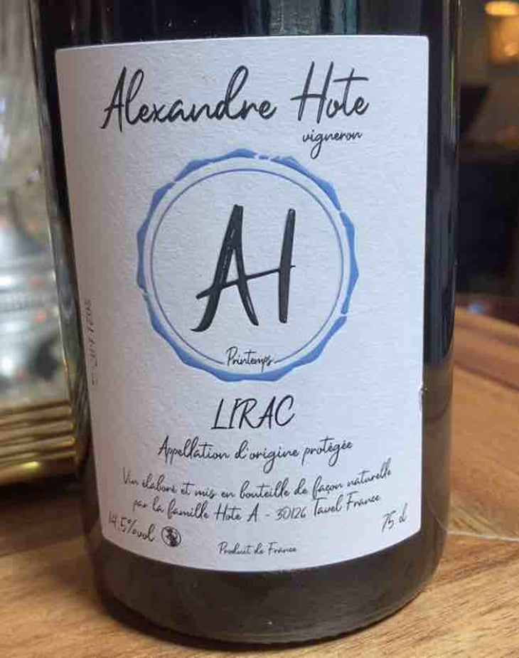 Vin de France - Domaine Alexandre Hote - Alexandre Hote 