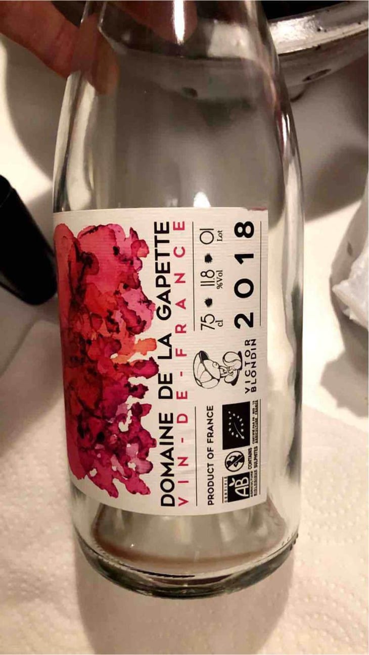 Vin De France (Rosé) - Domaine de la Gapette - Victor Blondin 