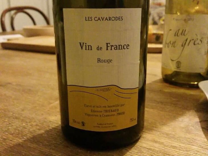 Vin de France Rouge - Domaine des Cavarodes - Etienne Thiebaud 