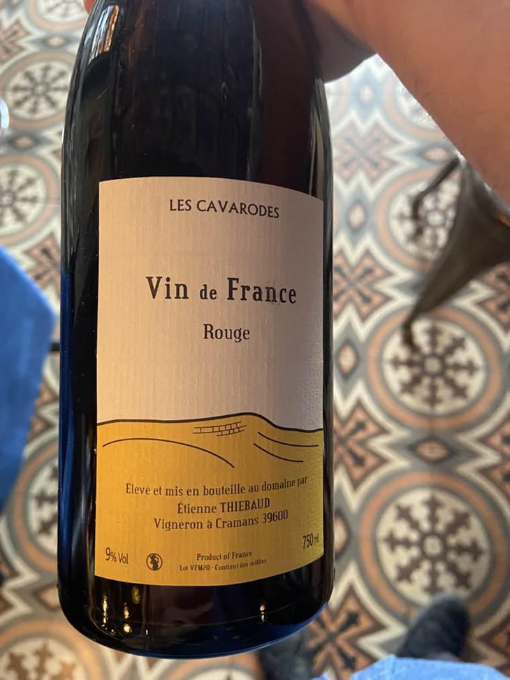 Vin de France Rouge - Domaine des Cavarodes - Etienne Thiebaud 