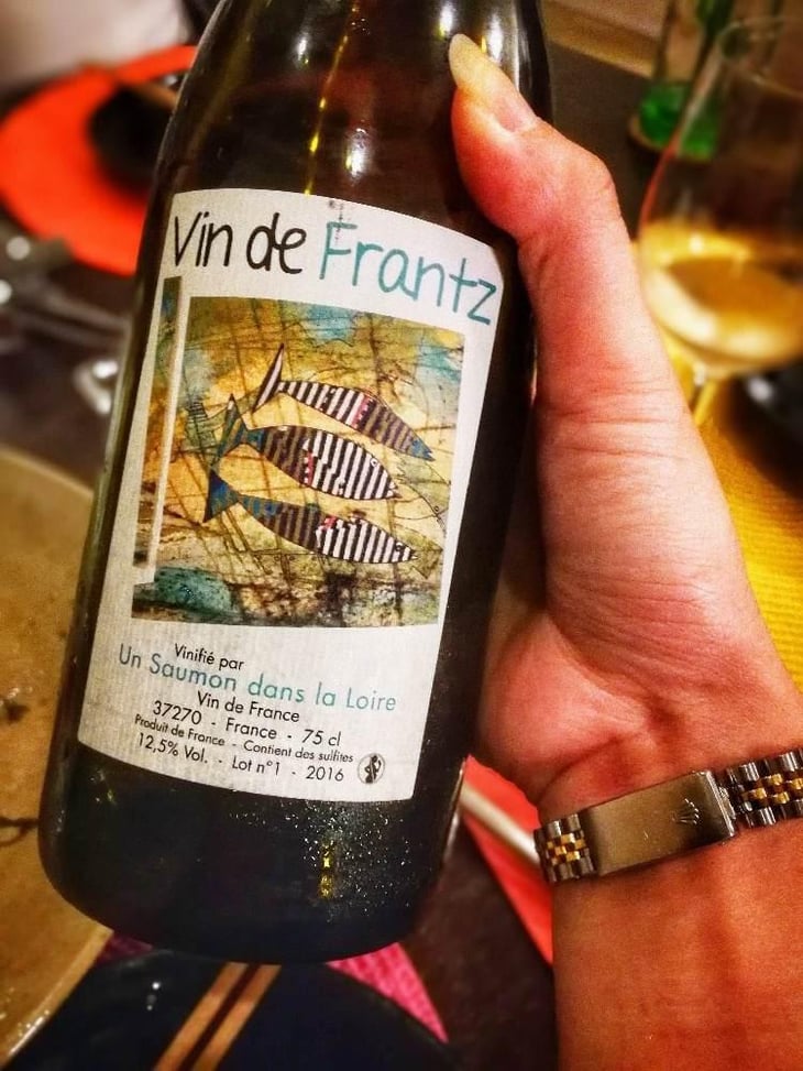 Vin de Frantz - Un Saumon Dans la Loire - Marie Thibault & Frantz Saumon 