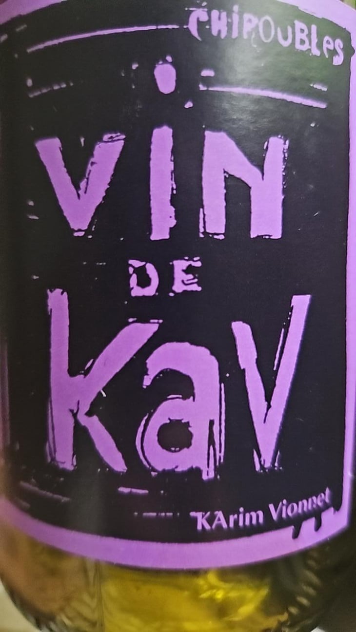 Vin de KAV - Karim Vionnet - Karim Vionnet 
