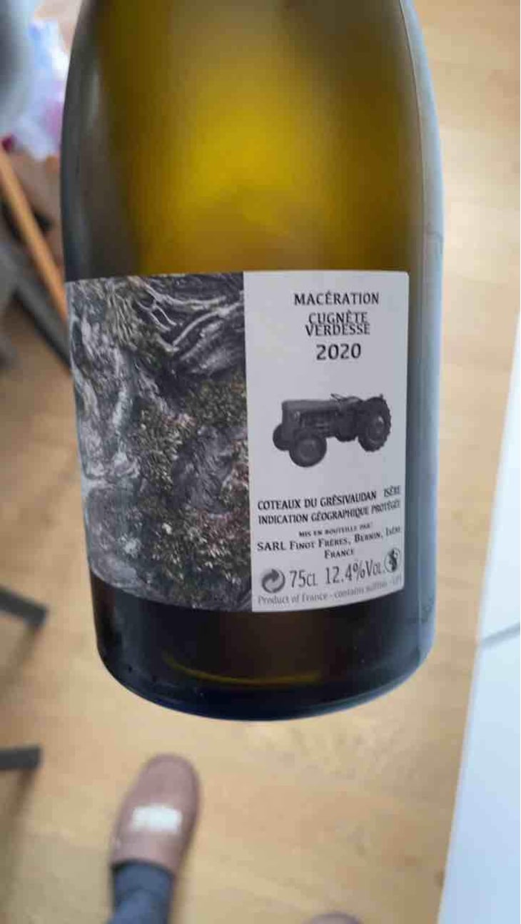 Vin de Macération Cugnette - Domaine Finot - Thomas Finot 