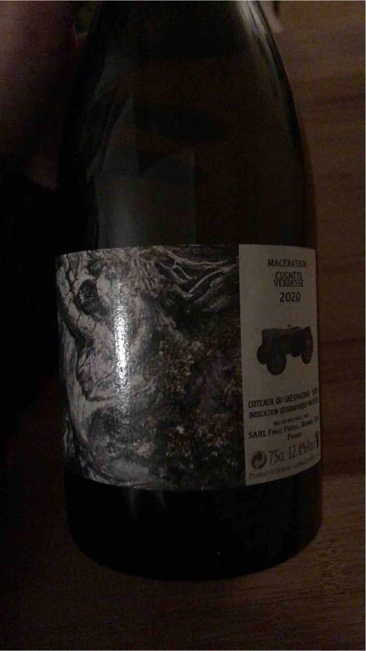 Vin de Macération Cugnette - Domaine Finot - Thomas Finot 
