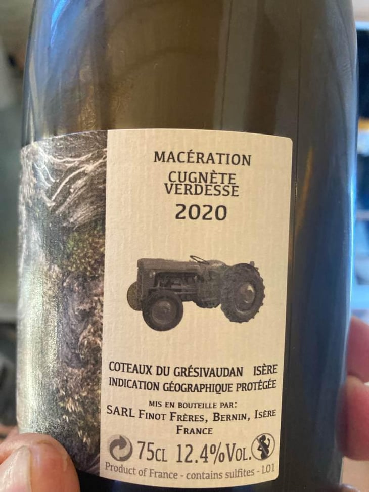 Vin de Macération Cugnette - Domaine Finot - Thomas Finot 
