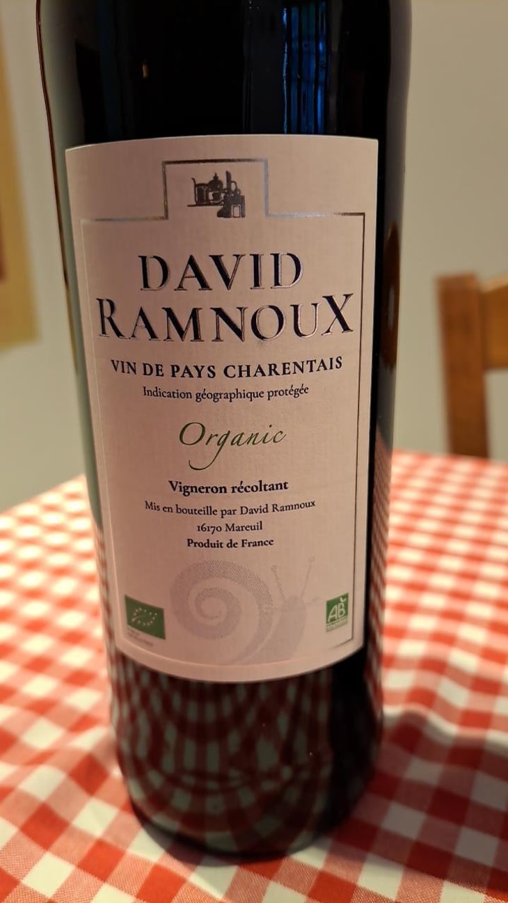 Vin De Pays Charentais - Charentais - David Ramnoux 