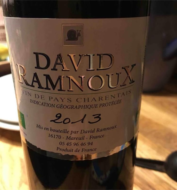 Vin De Pays Charentais - Charentais - David Ramnoux 