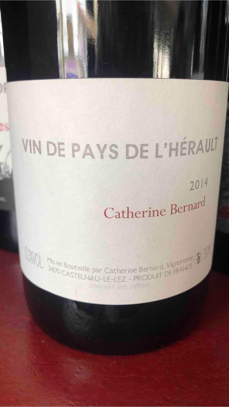 Vin de Pays de l'Hérault - Catherine Bernard - Catherine Bernard & Nicolas Allain 
