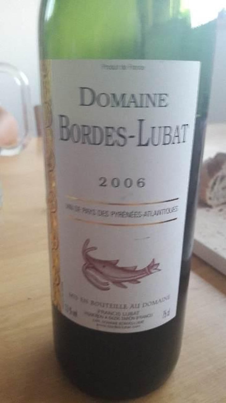 Vin de Pays des Pyrénées Atlantiques - Bordes-Lubat - Francis Lubat (Retired) 