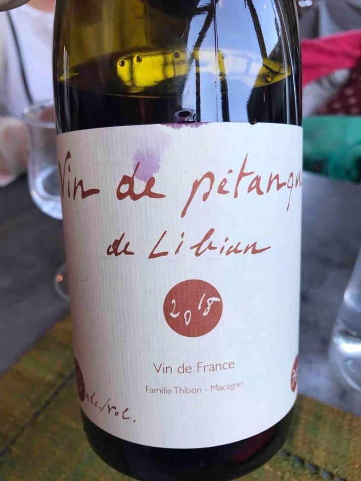 Vin de Pétanque - Mas de Libian - Hélène Thibon 