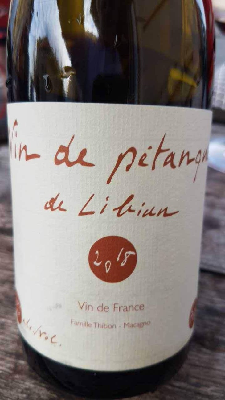 Vin de Pétanque - Mas de Libian - Hélène Thibon 