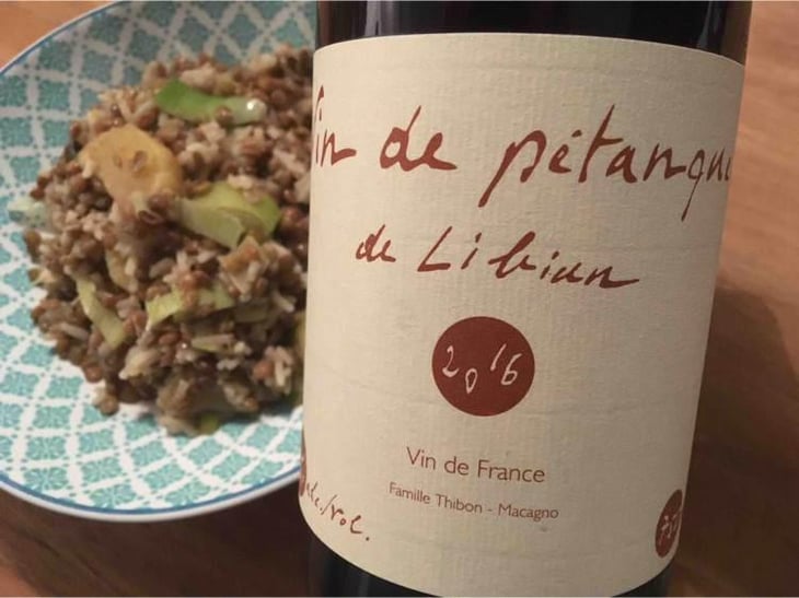 Vin de Pétanque - Mas de Libian - Hélène Thibon 