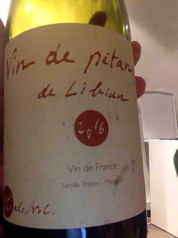 Vin de Pétanque - Mas de Libian - Hélène Thibon 