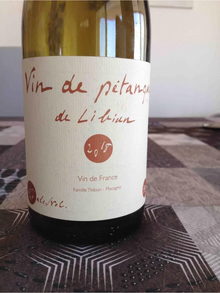 Vin de Pétanque - Mas de Libian - Hélène Thibon 