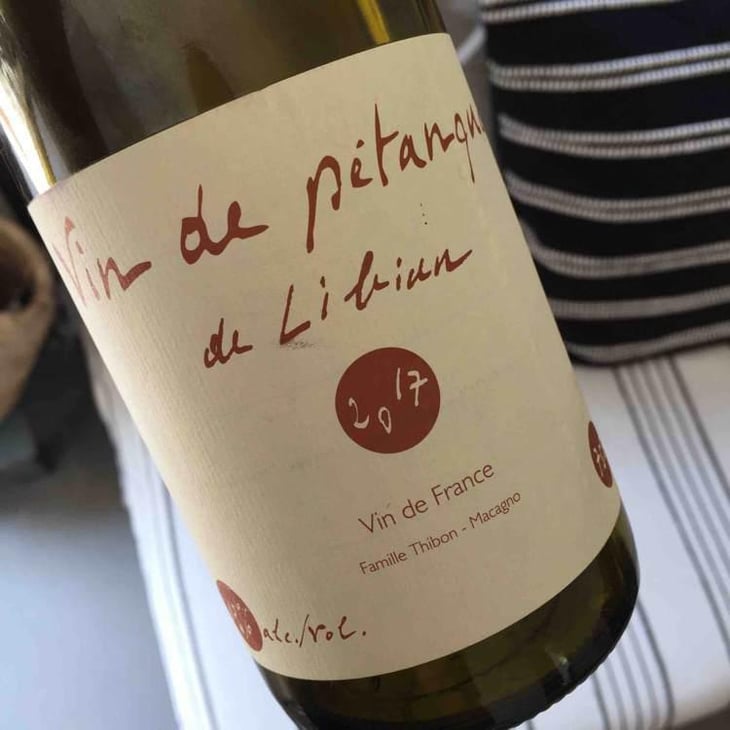 Vin de Pétanque - Mas de Libian - Hélène Thibon 
