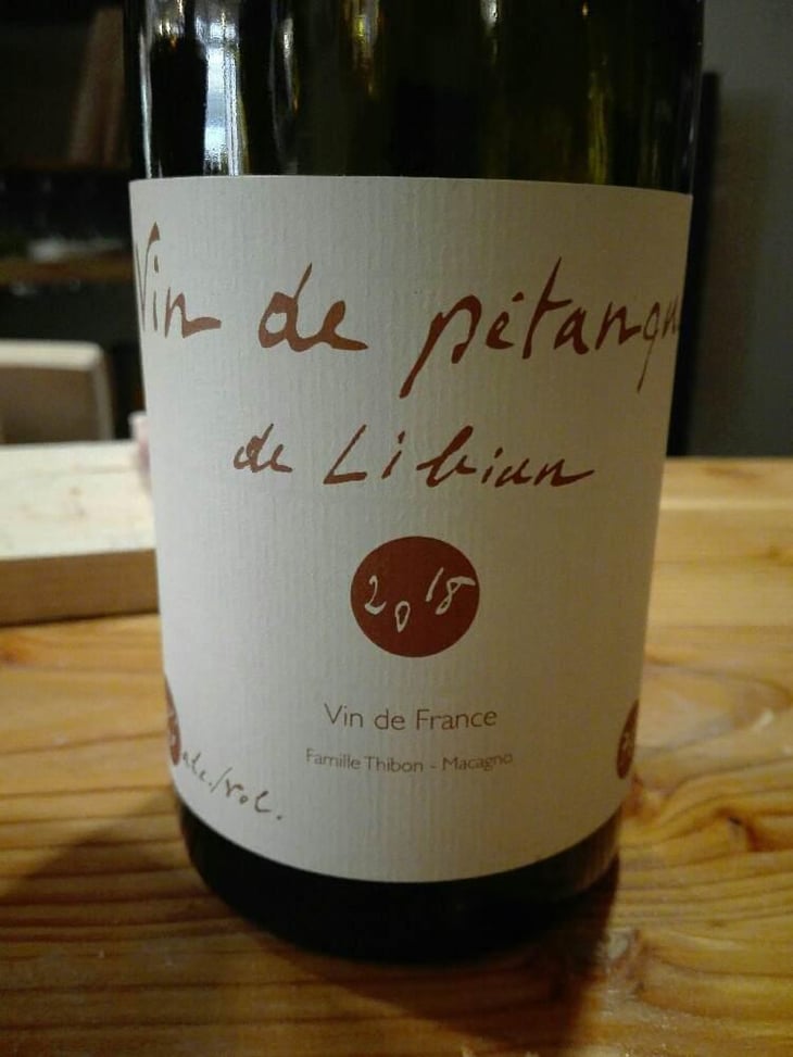 Vin de Pétanque - Mas de Libian - Hélène Thibon 