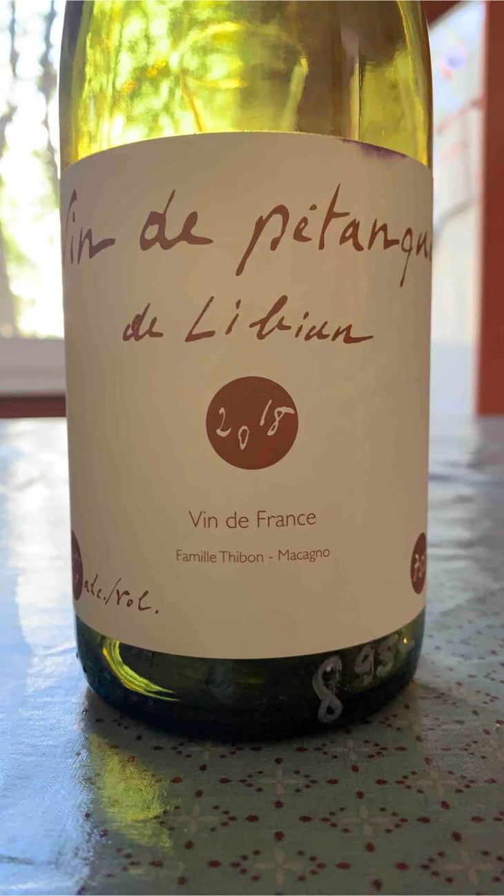 Vin de Pétanque - Mas de Libian - Hélène Thibon 