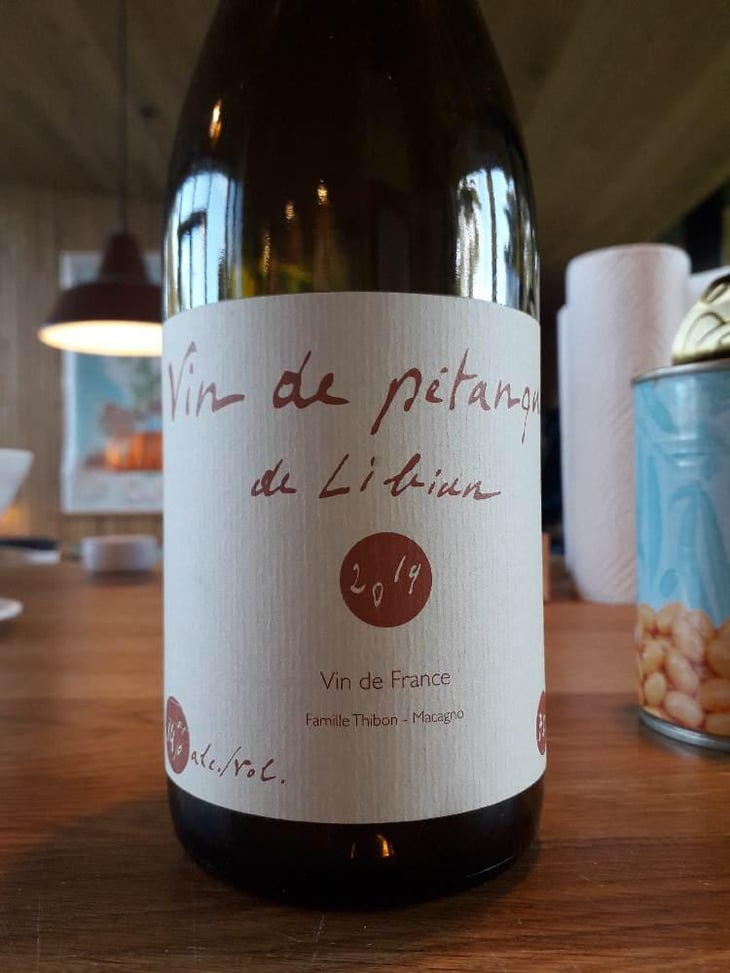 Vin de Pétanque - Mas de Libian - Hélène Thibon 