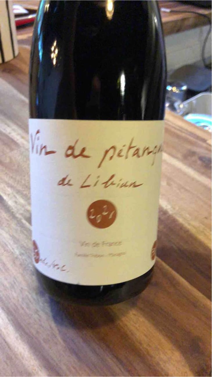 Vin de Pétanque - Mas de Libian - Hélène Thibon 
