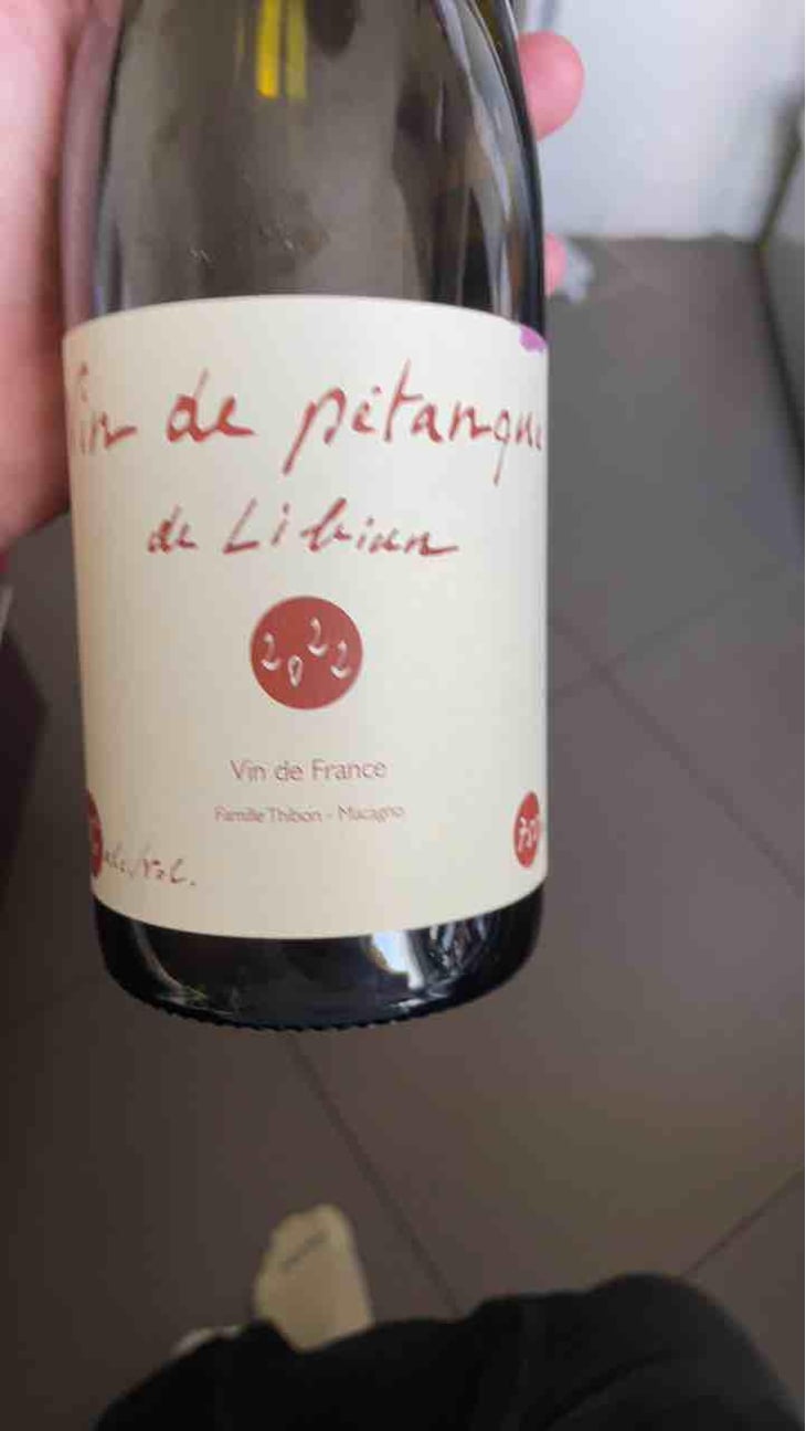 Vin de Pétanque - Mas de Libian - Hélène Thibon 