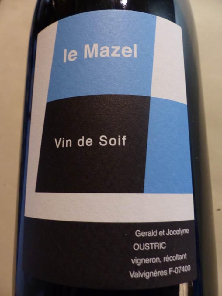 Vin de Soif - Le Mazel - Gérald & Jocelyne Oustric 