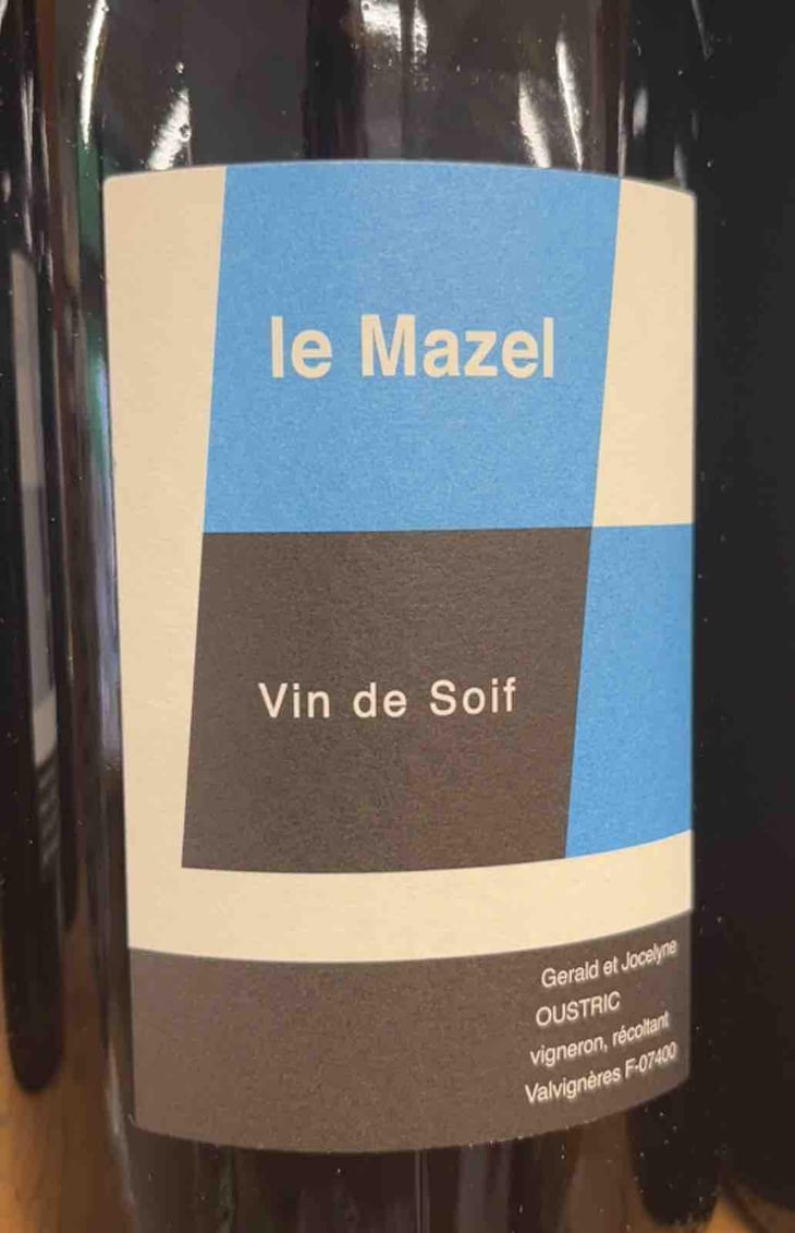 Vin de Soif - Le Mazel - Gérald & Jocelyne Oustric 