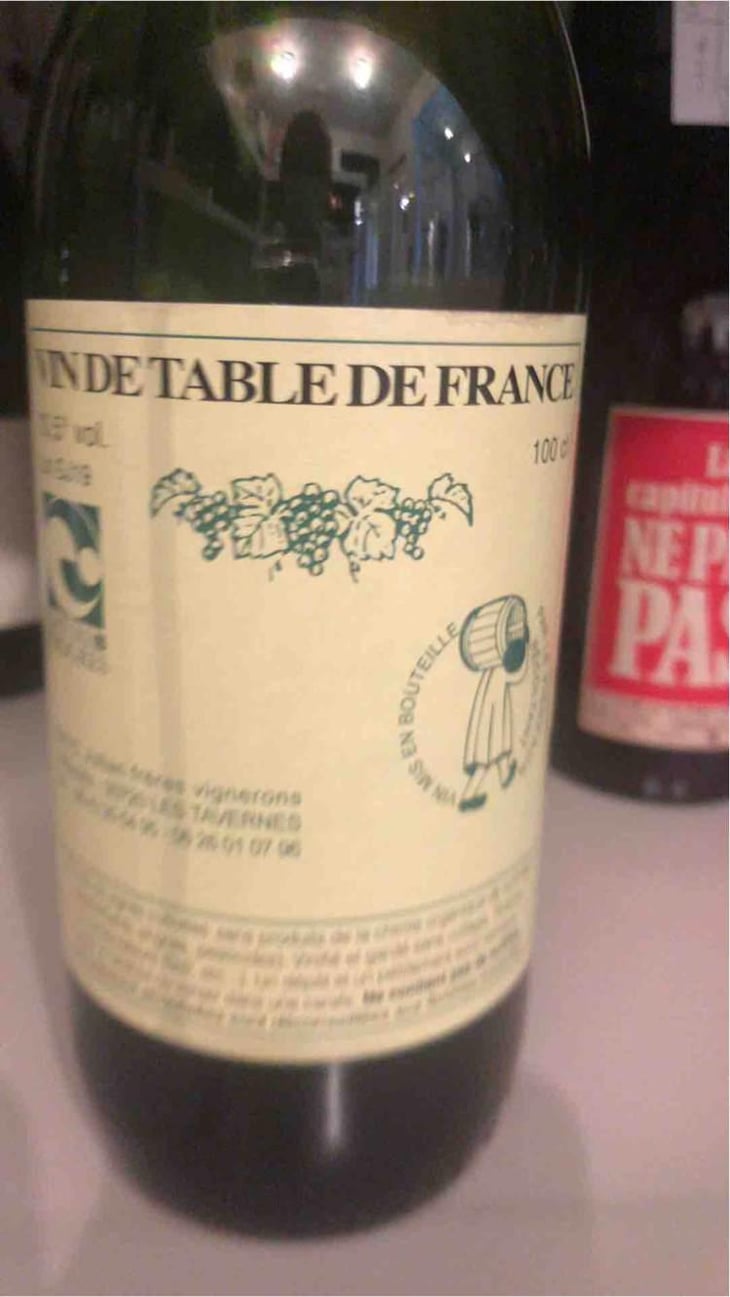 Vin de Table de France 2020 - Domaine Julian - Louis Julian 