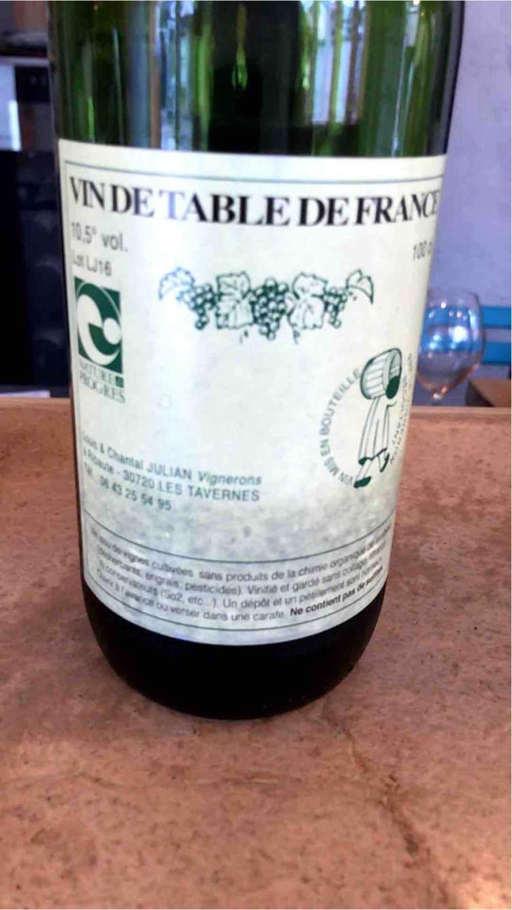 Vin de Table de France - Domaine Julian - Louis Julian 