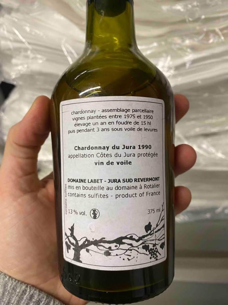 Les Singuliers - Vin de Voile Chardonnay - Domaine Labet - Julien, Charline & Romain Labet 